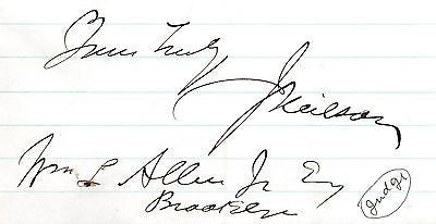 JUDGE NEILSON BROOKLYN CITY COURT NEW YORK ANTIQUE AUTOGRAPH SIGNED LETTER 1875 - K-townConsignments