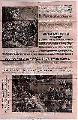 FOOTPRINTS OF THE WORLD'S HISTORY ANTIQUE WORLD PUBLISHING BOOK ADVERTISEMENT - K-townConsignments