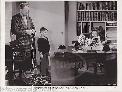 KATHARINE HEPBURN WOMAN OF THE YEAR IN PAJAMAS VINTAGE MGM MOVIE PROMO PHOTO - K-townConsignments