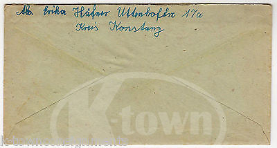 TENGEN GERMANY VINTAGE WWII GERMAN SOLDIER FELDPOST STAMPED LETTER 1944 - K-townConsignments