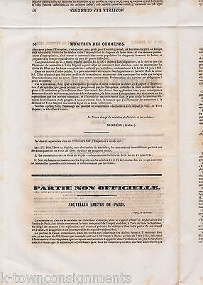 MONITOR OF COMMONS ANTIQUE FRENCH POLITICAL NEWSPAPER PAMPHLETS LOT 1859 - K-townConsignments
