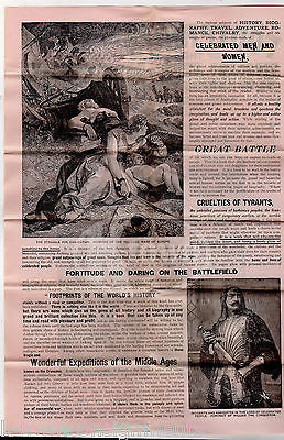 FOOTPRINTS OF THE WORLD'S HISTORY ANTIQUE WORLD PUBLISHING BOOK ADVERTISEMENT - K-townConsignments