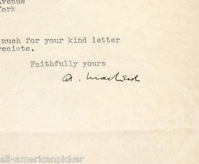 ARCHIBALD MACLEISH PULITZER POET AUTOGRAPH SIGNED CRICKET HILL FARM LETTER 1939 - K-townConsignments