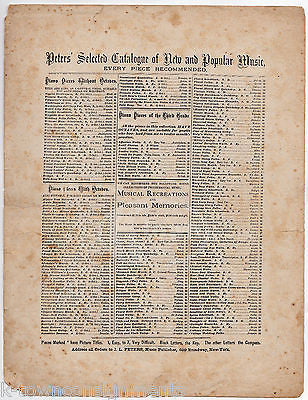 ROSE QUEEN POLKA PIKE'S OPERA HOUSE ANTIQUE GRAPHIC ENGRAVING SHEET MUSIC 1866 - K-townConsignments