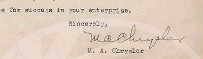 M.A. CHRYSLER HERBARIUM RUTGERS UNIVERSITY PROF VINTAGE AUTOGRAPH SIGNED LETTER - K-townConsignments
