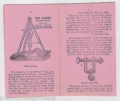 BENNETT STUMP PULLER TECHNOLOGY ANTIQUE GRAPHIC ADVERTISING LETTER & BOOKLET - K-townConsignments
