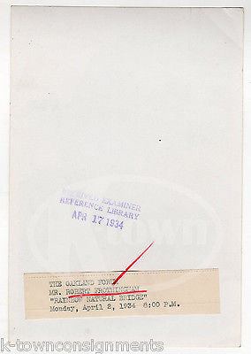 RAINBOW NATURAL BRIDGE UTAH ROBERT FROTHINGHAM PHOTOGRAPHER ANTIQUE PRESS PHOTO - K-townConsignments