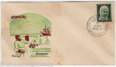 MAWSON ANTARCTIC EXPLORER AUSTRALIA VINTAGE GRAPHIC ART POSTAL MAIL COVER 1961 - K-townConsignments