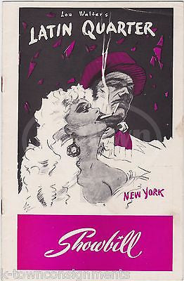 PAT ROONEY ON ZE BOULEVARD LOU WALTERS LATIN QUARTER VINTAGE THEATRE PLAYBILL - K-townConsignments