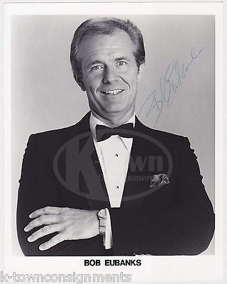 BOB EUBANKS NEWLYWED GAME SHOW HOST COUNTRY MUSIC AUTOGRAPH SIGNED PROMO PHOTO - K-townConsignments