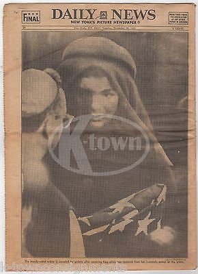 PRESIDENT JOHN F. KENNEDY FUNERAL MEMORIAL ORIGINAL NY DAILY NEWSPAPER W/ PHOTOS - K-townConsignments