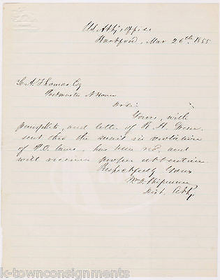 WILLIAM SHIPMAN FEDERAL COURT JUSTICE CAMPAIGN LAW CASE AUTOGRAPH SIGNED LETTER - K-townConsignments