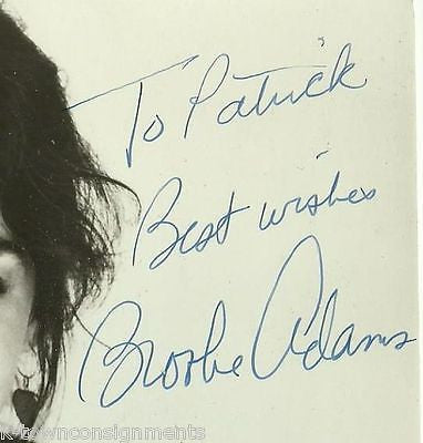 BROOKE ADAMS PRO WRESTLER &  MOVIE ACTRESS VINTAGE AUTOGRAPH SIGNED PHOTOGRAPH - K-townConsignments
