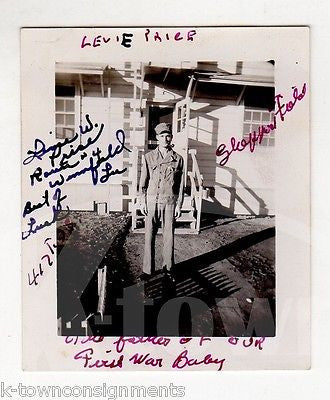 LEVI PRICE SHEPPARD FIELD TEXAS AIR FORCE BASE VINTAGE IDed SNAPSHOT PHOTO - K-townConsignments