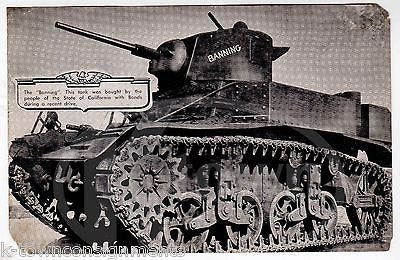 THE BANNING TANK CALIFORNIA WAR BONDS VINTAGE WWII MILITARY VEHICLE PHOTO PRINT - K-townConsignments