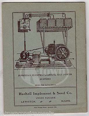HASKELL IMPLEMENT & SEED CO LEWISTON MAINE ANTIQUE FARM EQUIPMENT CATALOG 1916 - K-townConsignments