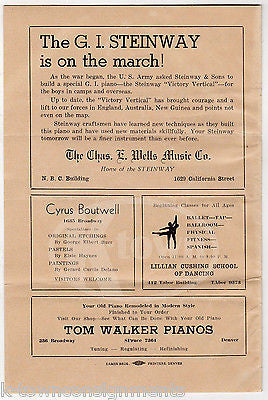 DENVER SYMPHONY ORCHESTRA GYPSY BARON VINTAGE CLASSICAL MUSIC CONCERT PROGRAM - K-townConsignments