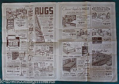 GILBERT'S FURNITURE STORE NORWICH CONNECTICUT ANTIQUE ADVERTISING POSTER FLYER - K-townConsignments