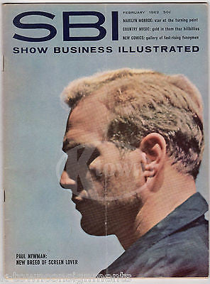 PAUL NEWMAN MARILYN MONROE VINTAGE SMALL BUSINESS ILLUSTRATED MAGAZINE 1962 - K-townConsignments