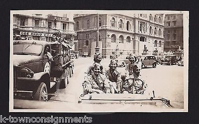 JEEP FULL OF WAC MILITARY WOMEN IN UNIFORM VINTAGE WWII SNAPSHOT PHOTO - K-townConsignments