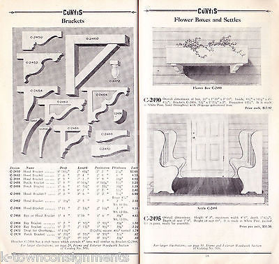 CURTIS WOODWORK CLINTON IOWA ANTIQUE HOME BUILDING DECOR SALES CATALOG 1927 - K-townConsignments