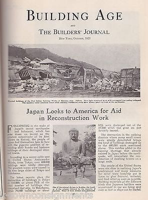 BUILDING AGE ARCHITECTURE JOURNAL ANTIQUE GRAPHIC ILLUSTRATED HOME BUILDING BOOK - K-townConsignments