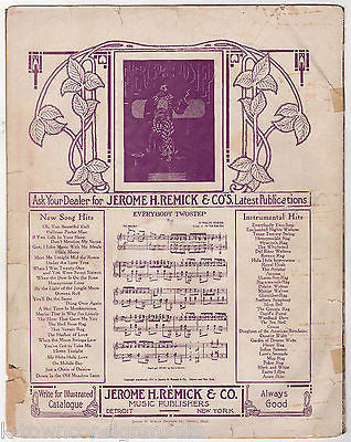 RAG, BABY MINE GEORGE BOTSFORD GRAPHIC ART DECO PIANO SOLO SHEET MUSIC 1913 - K-townConsignments