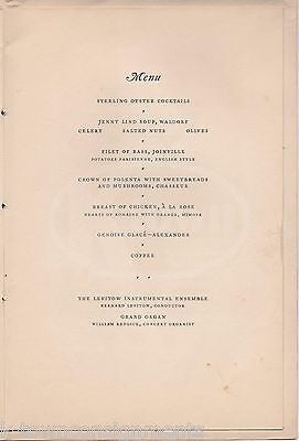 DR WILLIAM KEEN BRAIN SURGEON CHARLES SCHWAB PA NY POLITICAL DINNER PROGRAM 1928 - K-townConsignments