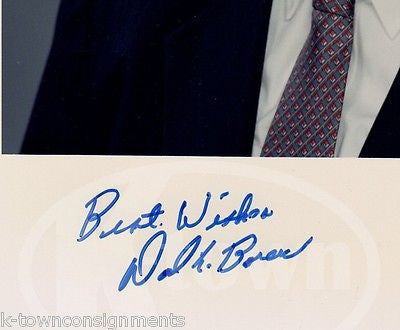 DAVID BOREN OKLAHOMA SENATOR ORIGINAL VINTAGE AUTOGRAPH SIGNED SENATE PHOTO - K-townConsignments