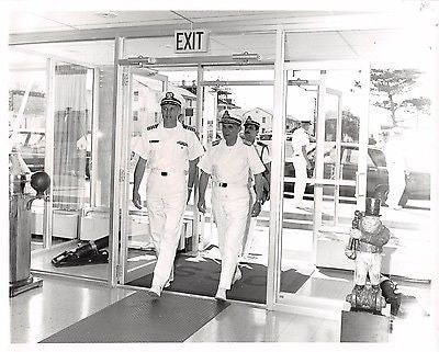 NEWPORT PHODE ISLAND NAVAL BASE OFFICER CANDIDATE SCHOOL ADMIRAL LEVY 8x10 PHOTO - K-townConsignments