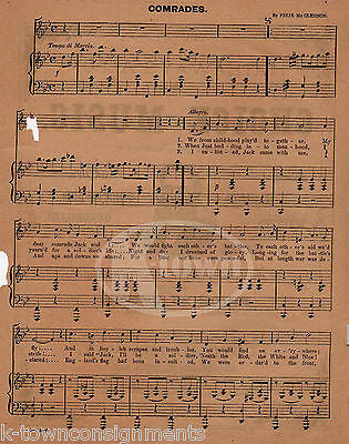 LLOYD HATHAWAY'S ALBUM OF CHOICE MUSIC ANTIQUE SHEET MUSIC SONG BOOK - K-townConsignments