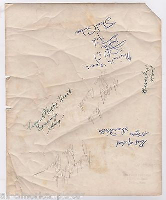 STAN FISH STEEL GUITAR MUSICIAN DAVE MILLER & MORE AUTOGRAPH SIGNED PROMO PHOTO - K-townConsignments