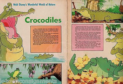 WALT DISNEY'S CROCODILES VINTAGE WALT DISNEY ANIMATION POSTER PRINT - K-townConsignments