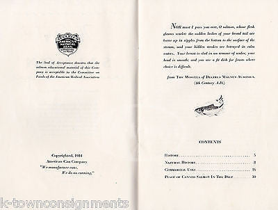STORY OF SALMON BY ISABEL YOUNG ANTIQUE GRAPHIC ILLUSTRATED FISHING BOOK 1934 - K-townConsignments