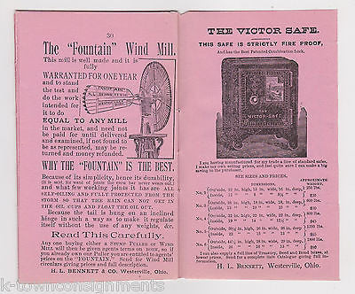 BENNETT STUMP PULLER TECHNOLOGY ANTIQUE GRAPHIC ADVERTISING LETTER & BOOKLET - K-townConsignments