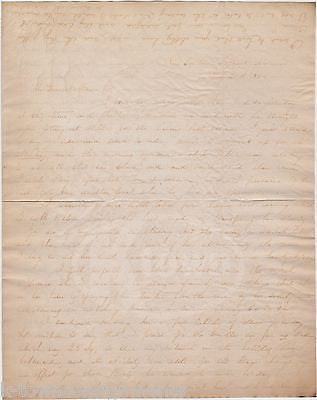 ED CHAPPELL HARTFORD RETREAT INSANE ASYLUM INFIDELITY GOSSIP ANTIQUE LETTER 1854 - K-townConsignments