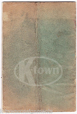 HUDSON MOTOR CAR COMPANY ANTIQUE ESSEX SUPER SIX GRAPHIC ILLUSTRATED AUTO MANUAL - K-townConsignments