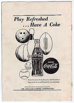 Yokohama Command Occupied Japan Cherry Blossom Bowl Football Game Program 1951 - K-townConsignments