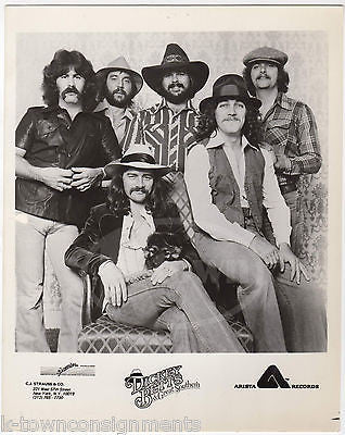 DICKEY BETTS & GREAT SOUTHERN BAND ARTISTA RECORDS VINTAGE STUDIO PROMO PHOTO - K-townConsignments