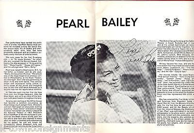 PEARL BAILEY HELLO DOLLY ACTRESS ORIGINAL THEATRE SHOW PROGRAM - K-townConsignments
