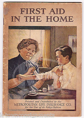 FIRST AIR IN THE HOME ANTIQUE METROPOLITAN LIFE INSURANCE GRAPHIC ADVERTISING - K-townConsignments