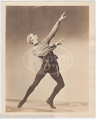 FREDERIC FRANKLIN EARLY BRITISH BALLET ACTOR VINTAGE BALLET RUSSE STAGE PHOTO - K-townConsignments