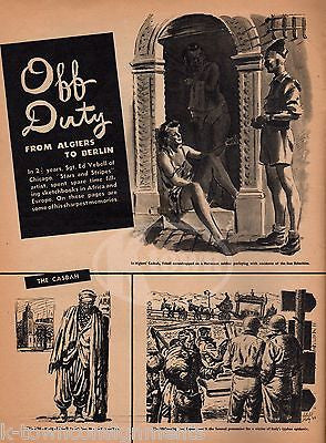 DUSTY ANDERSON PIN-UP OFF DUTY COMIC CARTOONS & TOKYO PX YANK MILITARY MAGAZINE - K-townConsignments