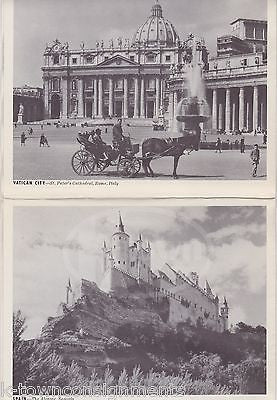 TWA TRANS WORLD AIRLINES VINTAGE WORLD TRAVEL ADVERTISING POSTER BROCHURE 1962 - K-townConsignments