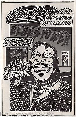 ALBERT KING YEARS GONE BY RECORD ALBUM VINTAGE GRAPHIC ADVERTISING POSTER PRINT - K-townConsignments