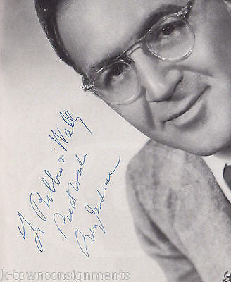 BENNY GOODMAN BIG BAND MUSIC VINTAGE AUTOGRAPH SIGNED SOUVENIR PROGRAM BOOK - K-townConsignments