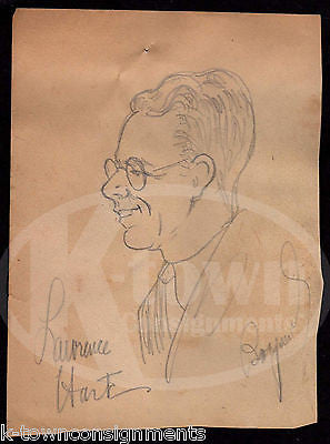 PENNSYLVANIA RAILROAD EMPLOYEE LAWRENCE HART ORIGINAL JACK BRYAN PENCIL SKETCH - K-townConsignments