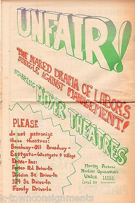 WOMENS LIBERATION GAY RIGHTS RACISM CONFERENCE VINTAGE PORTLAND OREGON NEWSPAPER - K-townConsignments