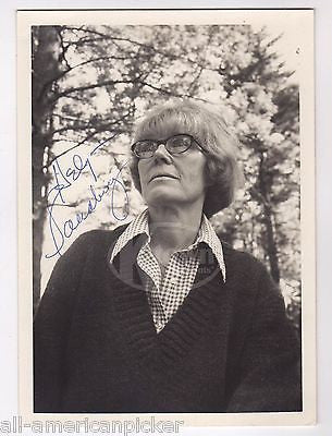 Helga Sandburg Crile Author Poet Vintage Autograph Signed Photo - K-townConsignments