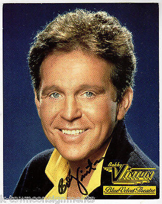 BOBBY VINTON LITHUANIAN POP MUSIC SINGER VINTAGE AUTOGRAPH SIGNED PHOTO PRINT - K-townConsignments